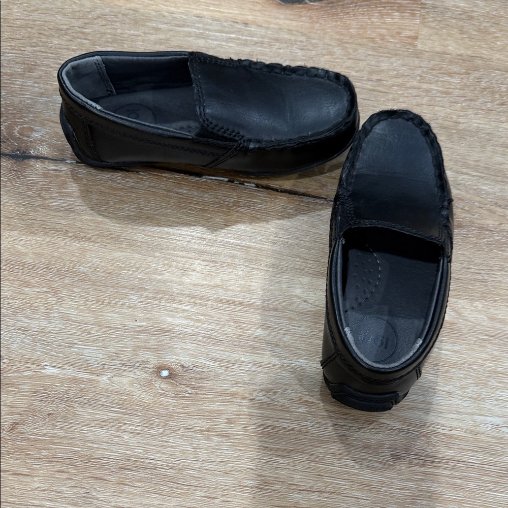 9 Month toddler  Black Casual Slip-On Loafers